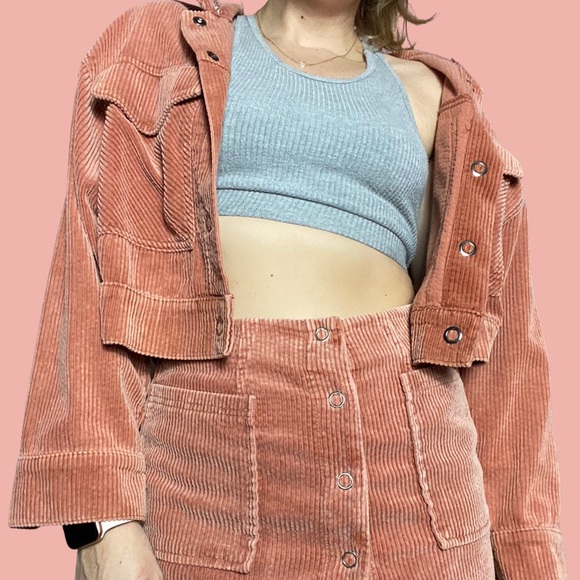 Pink corduroy set - Picture 1 of 3